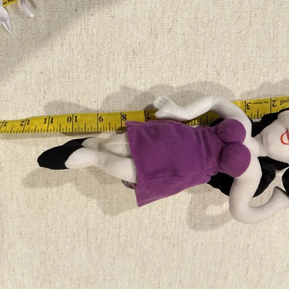Stuffins 1999 Adventures Rocky & Bullwinkle Snidely Whiplash‎ and Natasha EUC